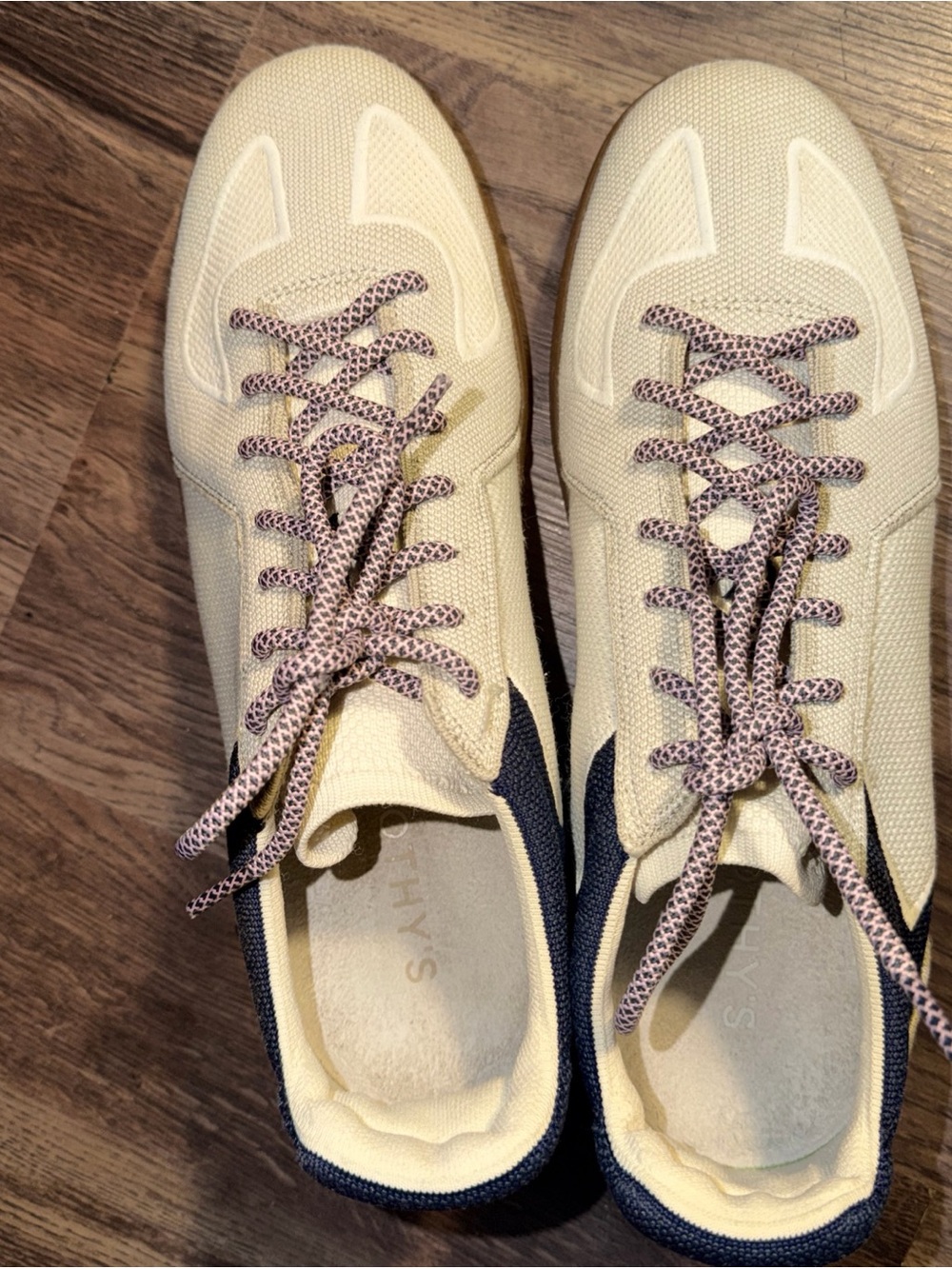 Rothys Shoes Hudson Knit Lace Up Sneaker Shoes Casual Lightweight Men SZ 11 RS01